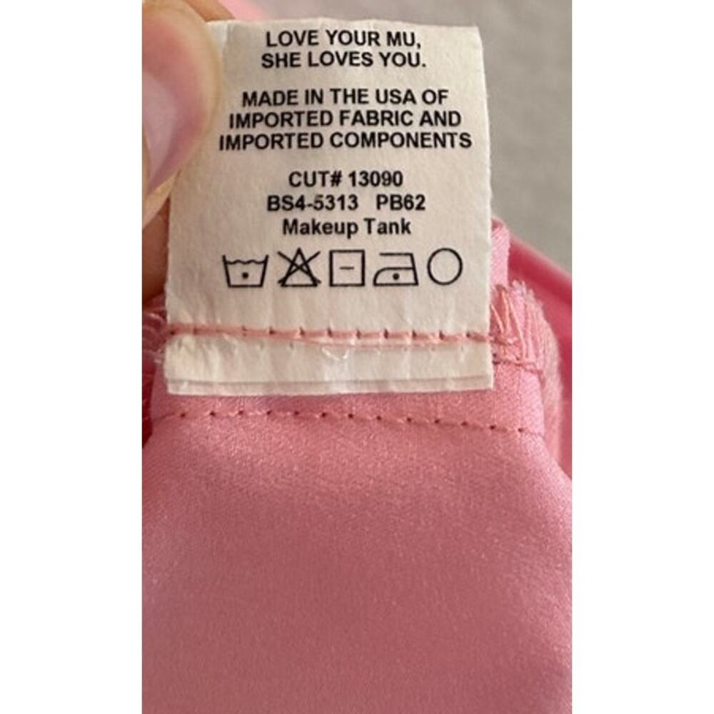 Show Me Your Mumu Makeup Tank in Light Pink Luxe Satin S - Picture 6 of 6